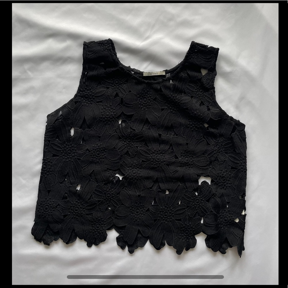 Floral Patchwork Crop Top